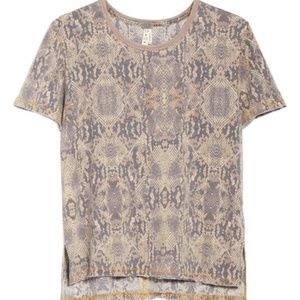 Free People Print Me Perfect Short Sleeve Tee